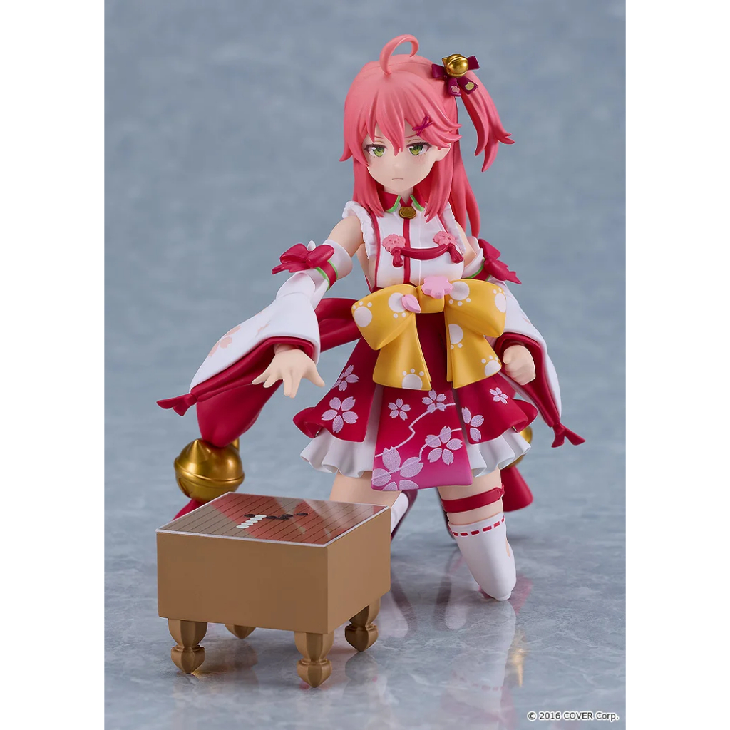 玩模收藏》正版現貨GSC figma 641 櫻巫女hololive 菁英巫女miko 咪口35