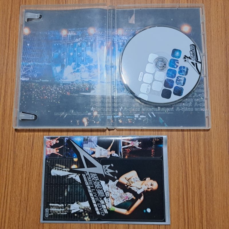 張惠妹A級娛樂2002世界巡迴演唱會精華平價版A-Mei Live DVD | 蝦皮購物