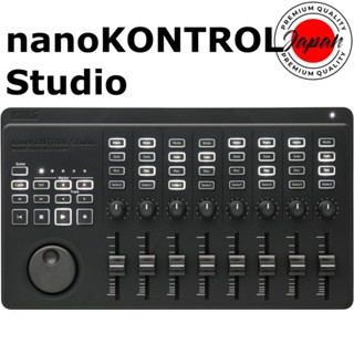Korg/nanoKONTROL Studio MIDI 控制器音樂製作DTM DJ A4 尺寸緊湊便攜