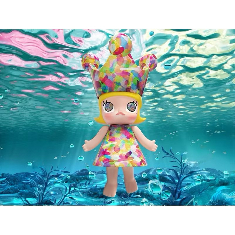 POP MART 泡泡瑪特MEGA ROYAL MOLLY 400% Huang Yuxing-Bubbles氣泡