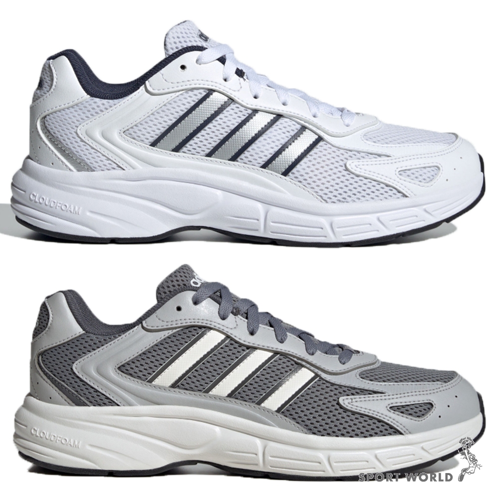 Adidas 慢跑鞋 男鞋 避震 復古 ECLYPTIX 2000 白/灰【運動世界】JI4541/JR5154 | 蝦皮購物