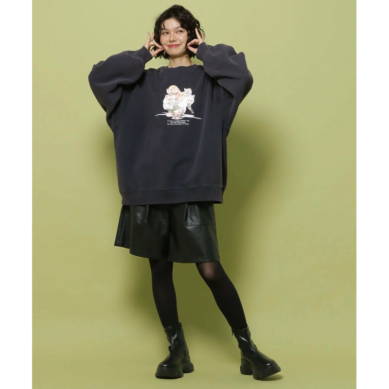 🌟代購正品🌟 niko and 旭山動物園系列厚實大學棉T- 230524