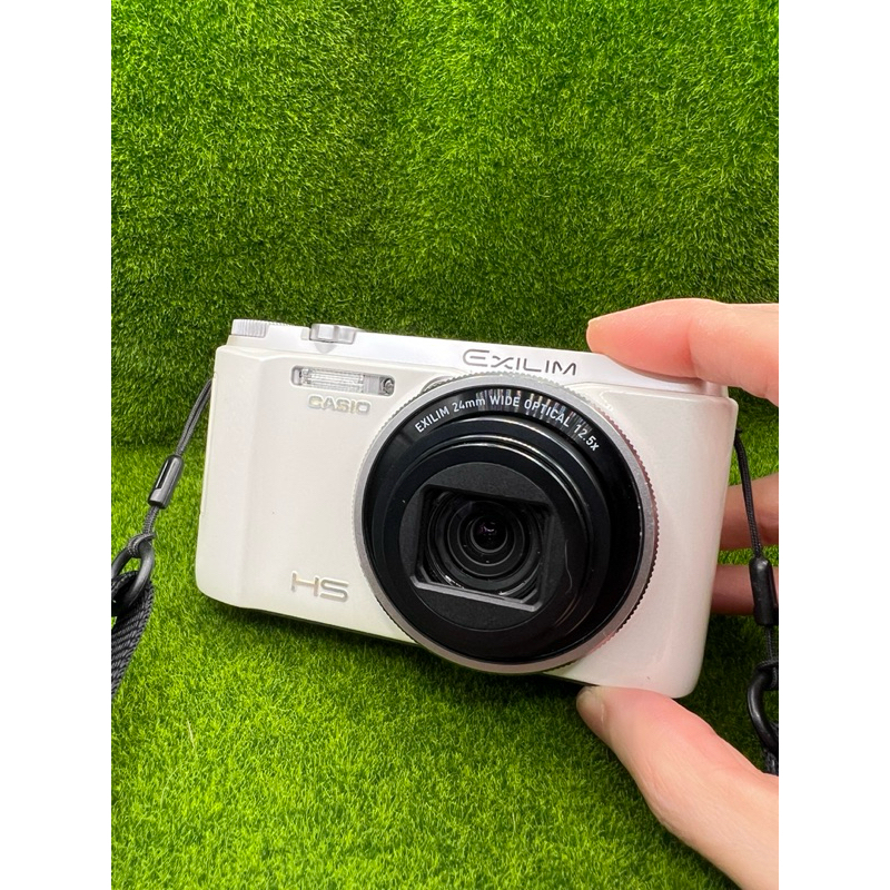 Casio EXILIM EX-ZR1500 翻轉屏自拍美顏相機奶油白| 蝦皮購物