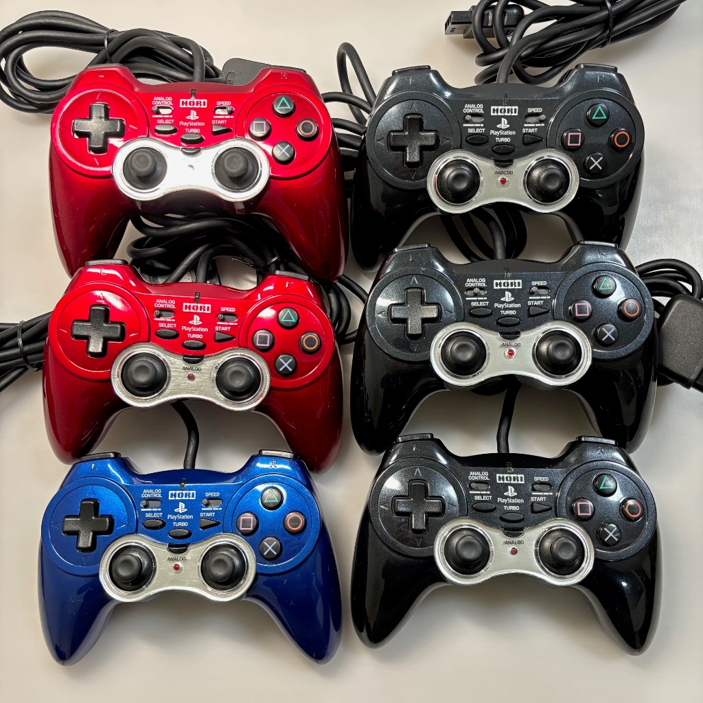 PS2 日本HORI & FUJIWORK 可調振動連發手把 震動搖桿 模擬器用 多色可選 | 蝦皮購物