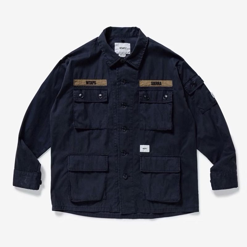 Wtaps 19SS JUNGLE LS 01 SHIRT. NYCO. OXFORD 軍襯長袖襯衫外套