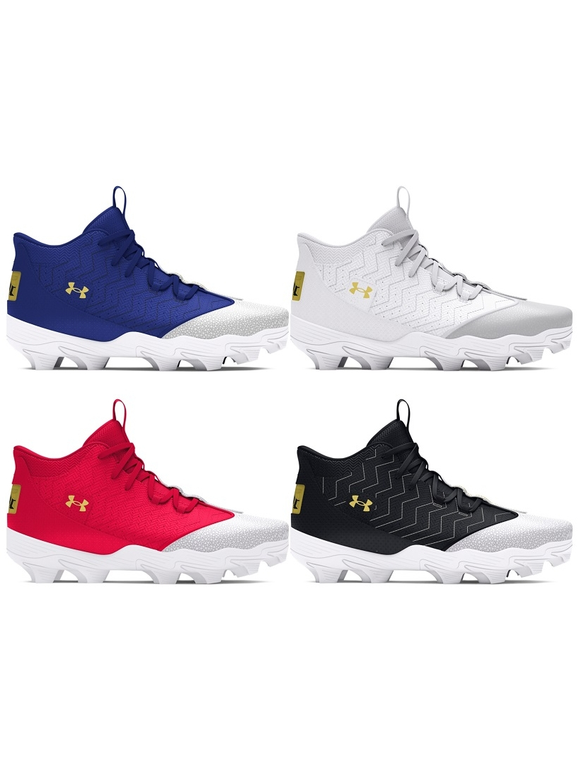新太陽運動用品UNDER ARMOUR Harper 9 RM 棒壘高筒膠釘鞋3027442 4款