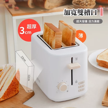租屋族的早餐美學：Kolin 歌林 KT-LN308 厚片烤麵包機 —— 奶茶色的溫暖晨間時光