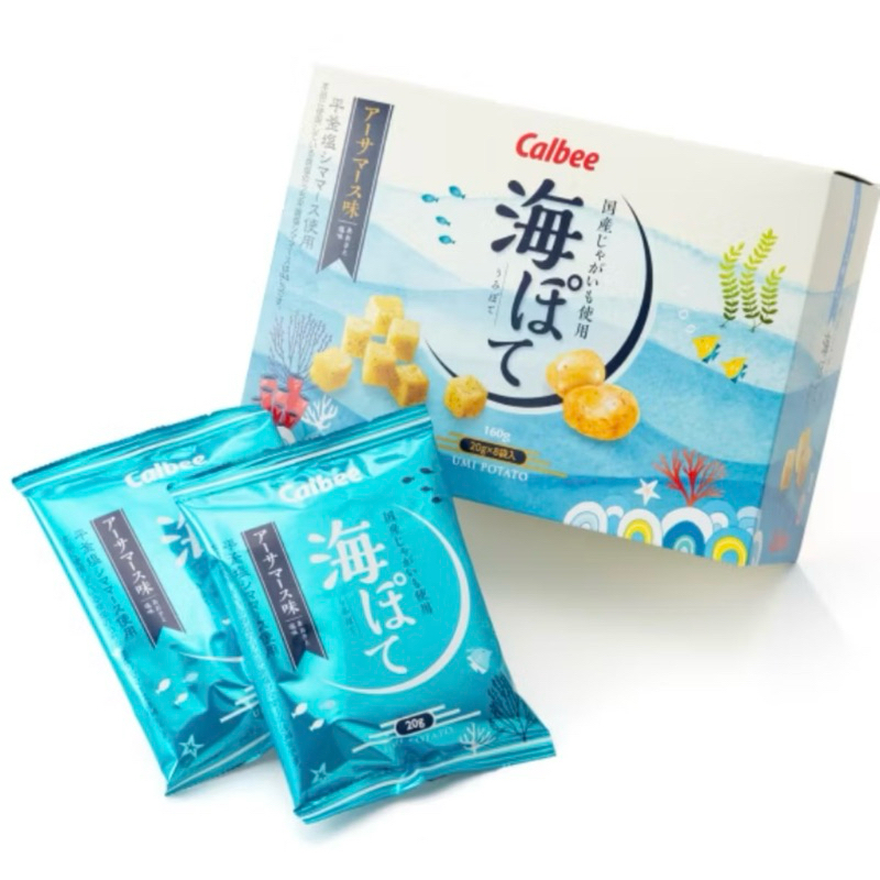 [現貨]Calbee薯條三兄弟 沖繩限定 海苔鹽味8袋入 | 蝦皮購物