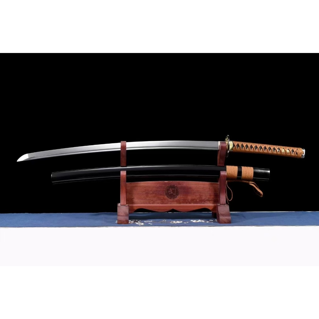 【廠家直銷】中碳鋼武士刀《龍盤打刀》日本刀 肋差 居合刀 Katana 打刀 武士刃 武士刀 協差 日式刀 太刀 未開刃 | 蝦皮購物