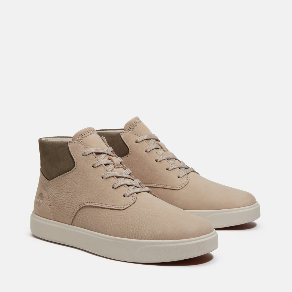 Timberland | (⭐2025春夏⭐)男款最新Emerson Street 淺灰褐色中筒休閒鞋|A6BW6EO2 | 蝦皮購物