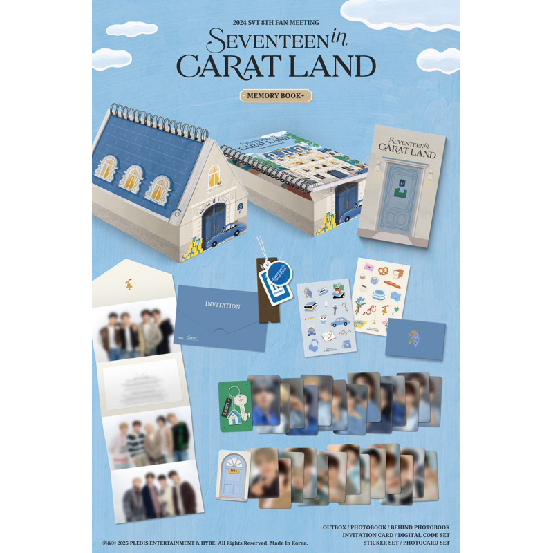 2024 SEVENTEEN 克拉島回憶錄Carat Land DVD 可加購VOD 含特典