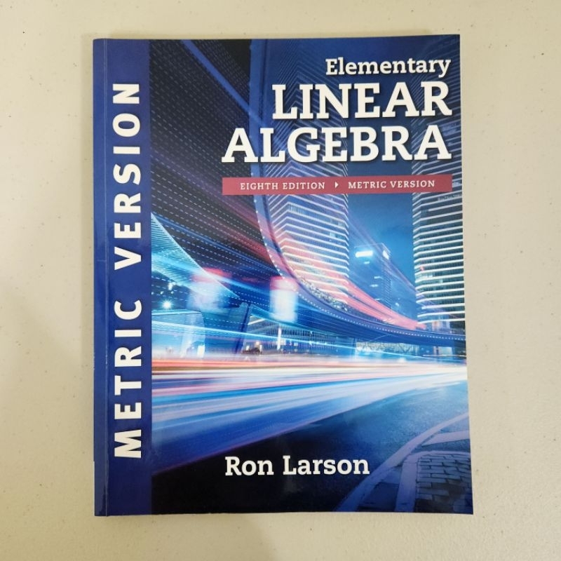 【9.9成新】Elementary LINEAR ALGEBRA 8/e Ron Larson 蝦皮購物