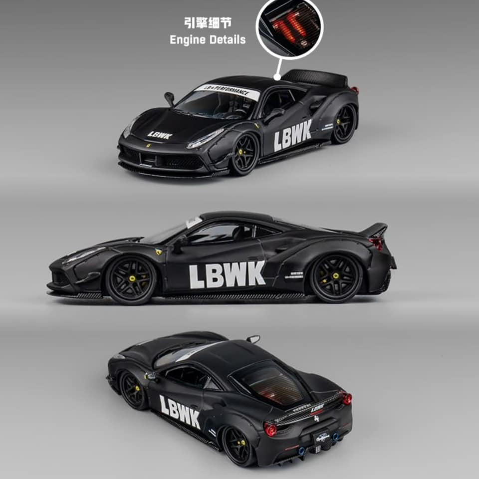 (林口現貨) CM Model 1/64 LBWK 488 Matte Black 消光黑色「印尼限定版」 | 蝦皮購物