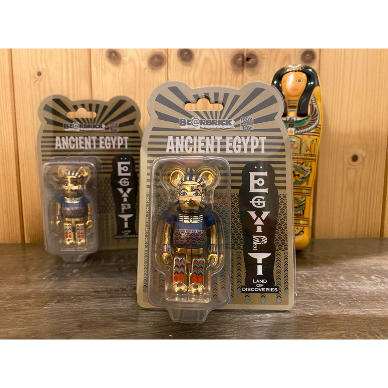 Neighbör TOY｜現貨｜BE@RBRICK ANCIENT EGYPT 100％ 法老王吊卡| 蝦皮購物