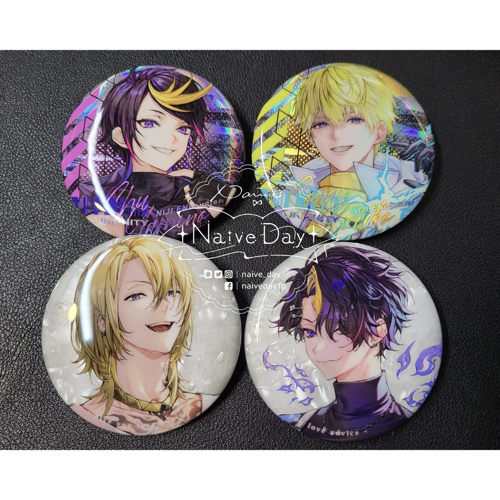 彩虹EN｜INFINITY、Rizzmasters同人閃底徽章（4款）【+ Naive Day+】＜二創＞ | 蝦皮購物