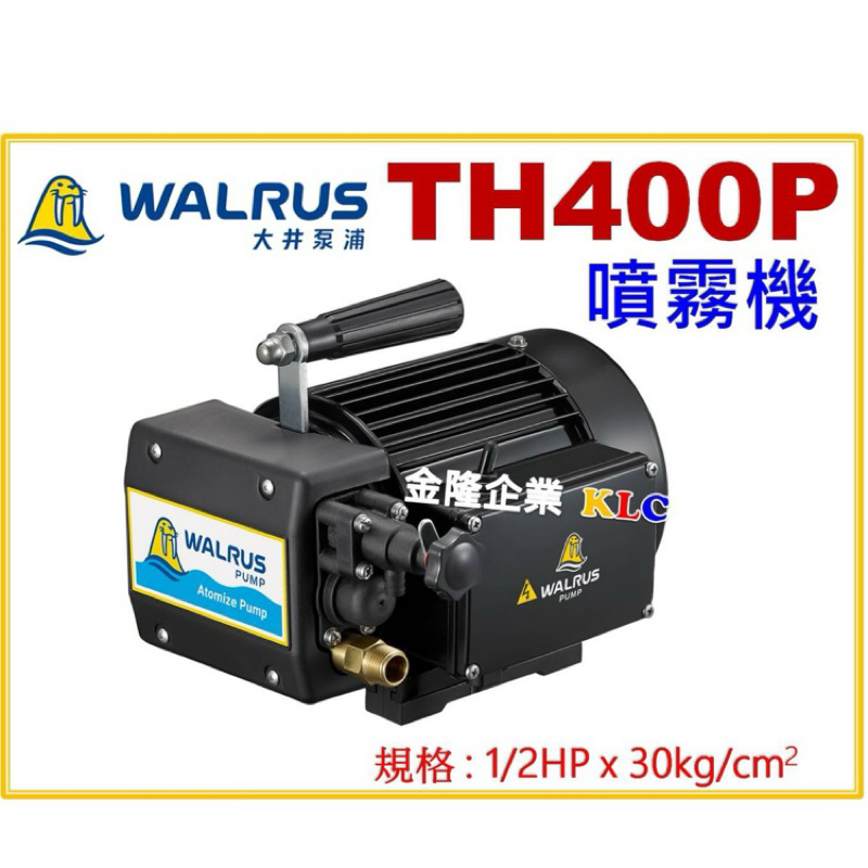 大井噴霧機 TH400P 高圧洗浄機 本体 ホースセット 天隆五金】(附發票)大井噴霧機TH400P 1/2HP 洗車機清洗機園藝澆花清洗