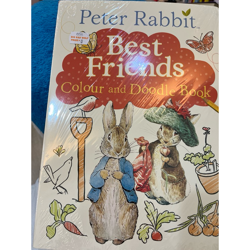 全新 英國 彼得兔 畫畫本 上色本 3.99鎊 Peter Rabbit -Colour And Doodle Book | 蝦皮購物