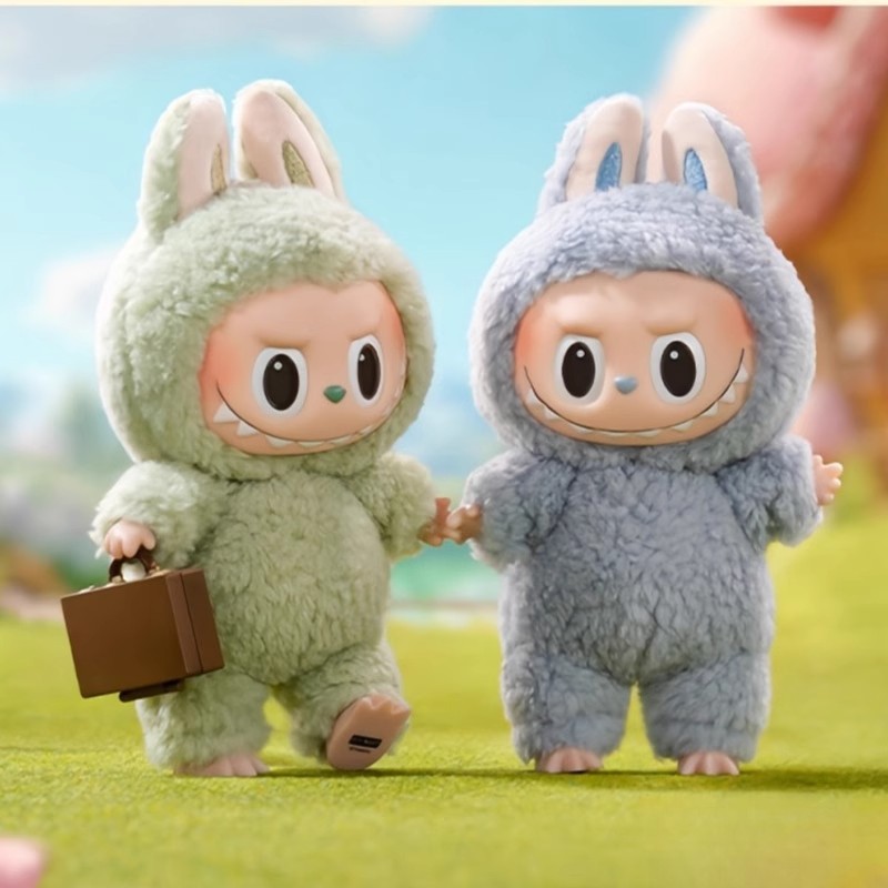 現貨免運正版泡泡瑪特labubu 一代心動馬卡龍搪膠臉公仔POPMART 拉布布