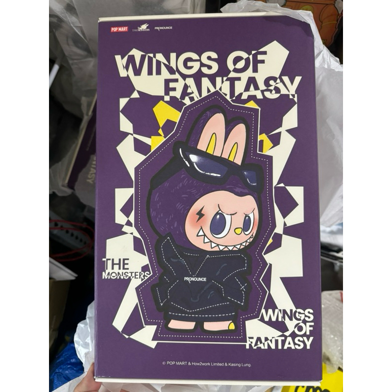 現貨POP MART LABUBU x PRONOUNCEWINGS FANTASY 大米蘭2.0 全新紫色可