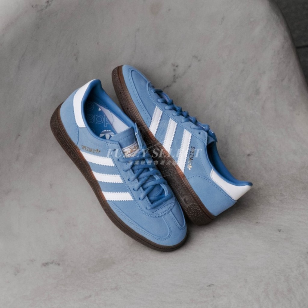 【逢甲FUZZY】Adidas Originals Handball Spezial 淺藍 焦糖 麂皮 BD7632 | 蝦皮購物