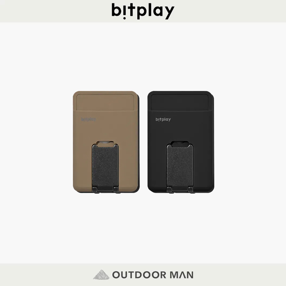 Genuine Domestic Product] Bitplay Magnetic Wallet Stand Compatible With V2 Magsafe, Card Case, Smartphone Stand, Card Readable (Blue