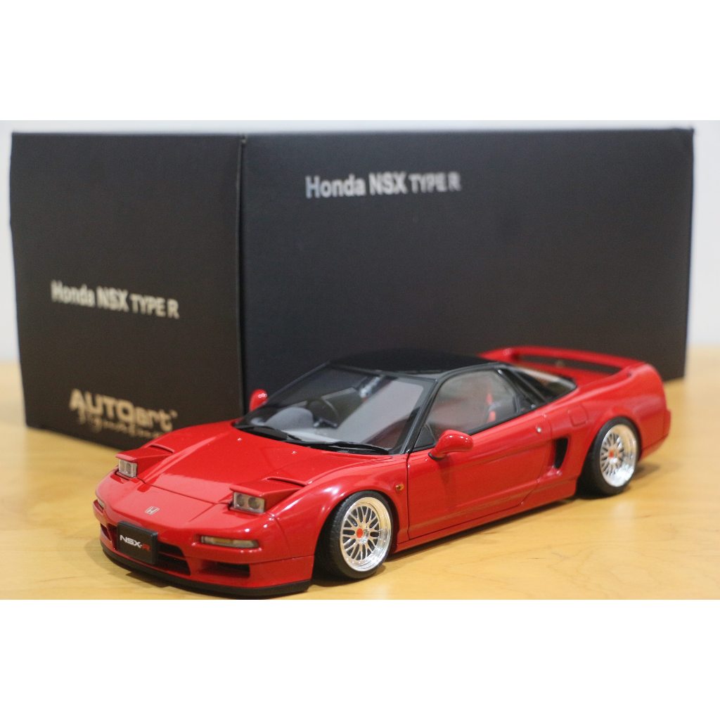 AUTOart 1/18 HONDA NSX TYPE R 紅 改輪框 | 蝦皮購物