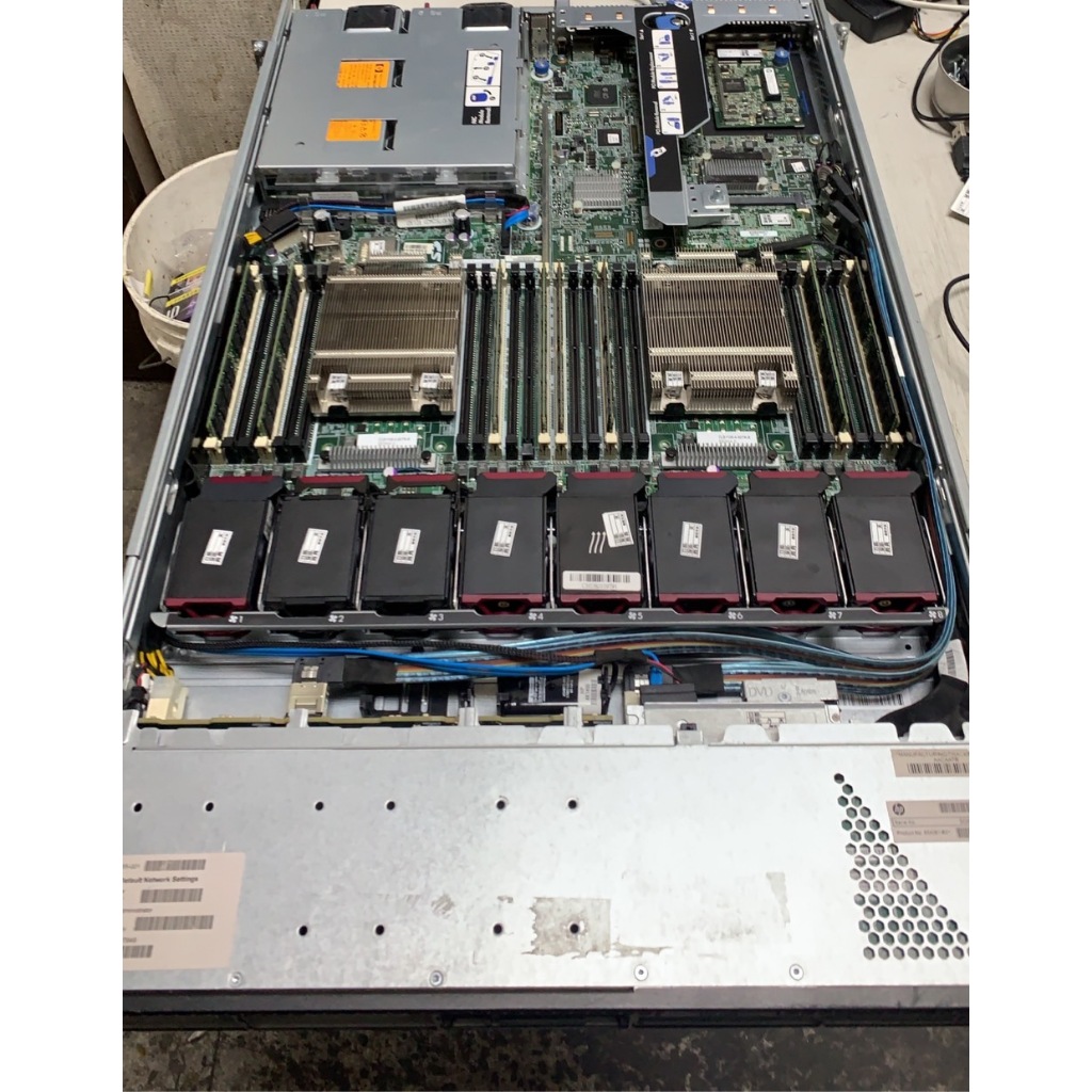 【尚典3C】HP DL360P Gen8 E5-2650 V2 x2 128GB RAID P420i 1U 伺服器中古 | 蝦皮購物