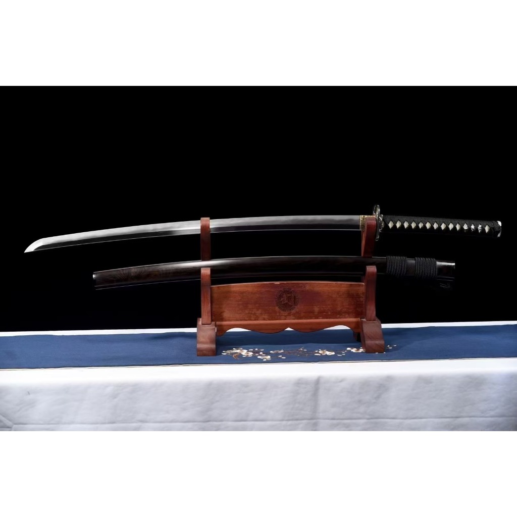 【高端系列】花紋鋼燒刃三色研磨真橫手《天官賜福》日本刀 肋差 居合刀 Katana 打刀 武士刃 日式刀 太刀硬刀未開刃 | 蝦皮購物