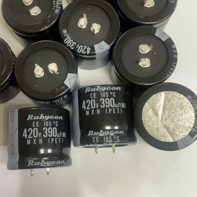 台灣現貨 日本製RUBYCON 390uF/420V 尺寸35X30mm 鋁質電解電容 牛角電容 (SNAP)電容 | 蝦皮購物