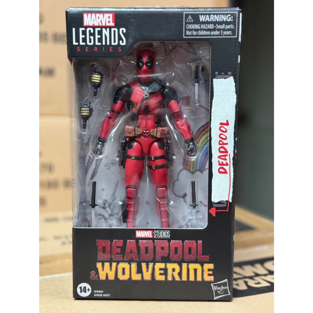 【超萌行銷】孩之寶 MARVEL 漫威 傳奇系列 6吋 死侍 DEADPOOL《死侍與金鋼狼》 | 蝦皮購物