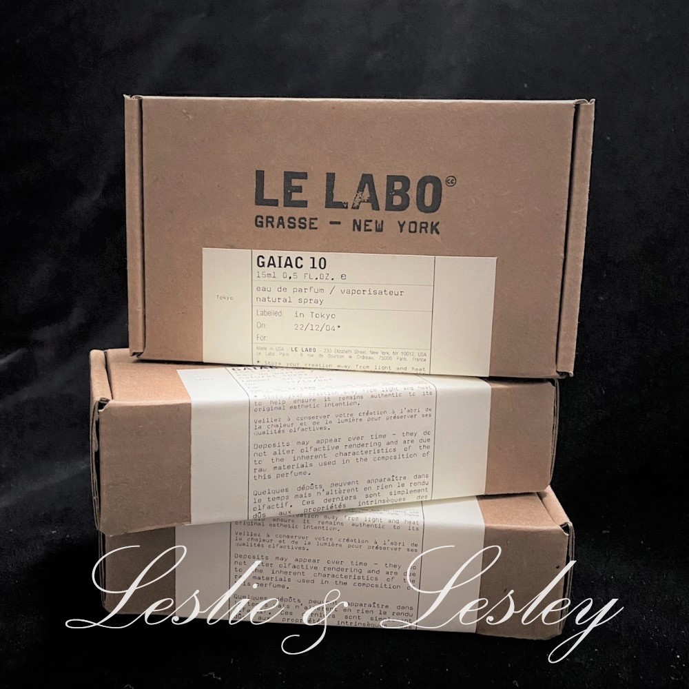[預購] LE LABO GAIAC 10 東京限定 15ml 50ml 100ml 日本代購 東京10 客製刻字 | 蝦皮購物