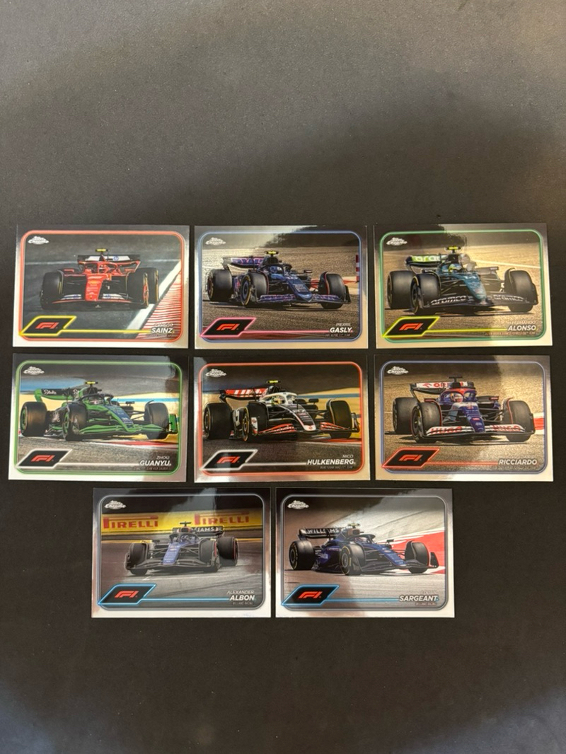 F1 Topps Chrome 2024 F1 賽車卡 F1車卡 | 蝦皮購物