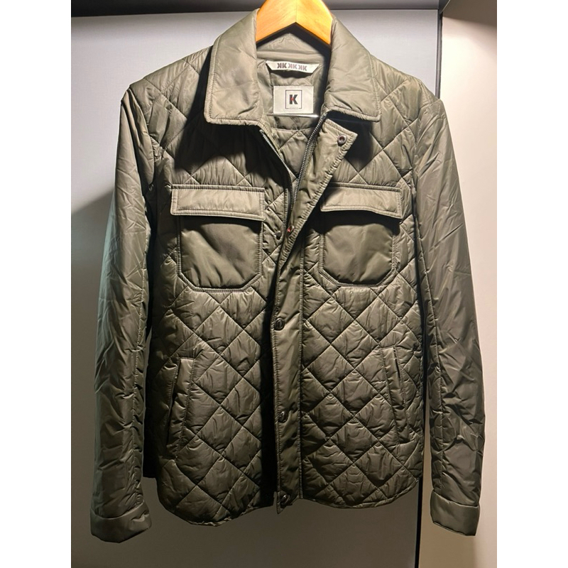 Gilet à Capuche Kired By Kiton - Nylon Bleu Marine, Taille M (50 IT) | Neuf Avec étiquette