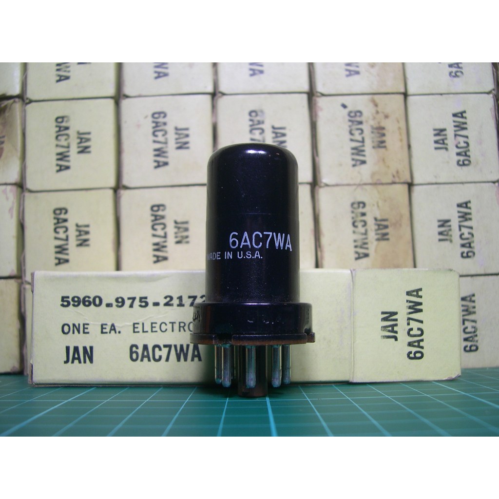 【管家】GE 6AC7 (=俄國 6J4P =中國 6J4P~ 可代6SJ7)全新美製軍規真空管 | 蝦皮購物