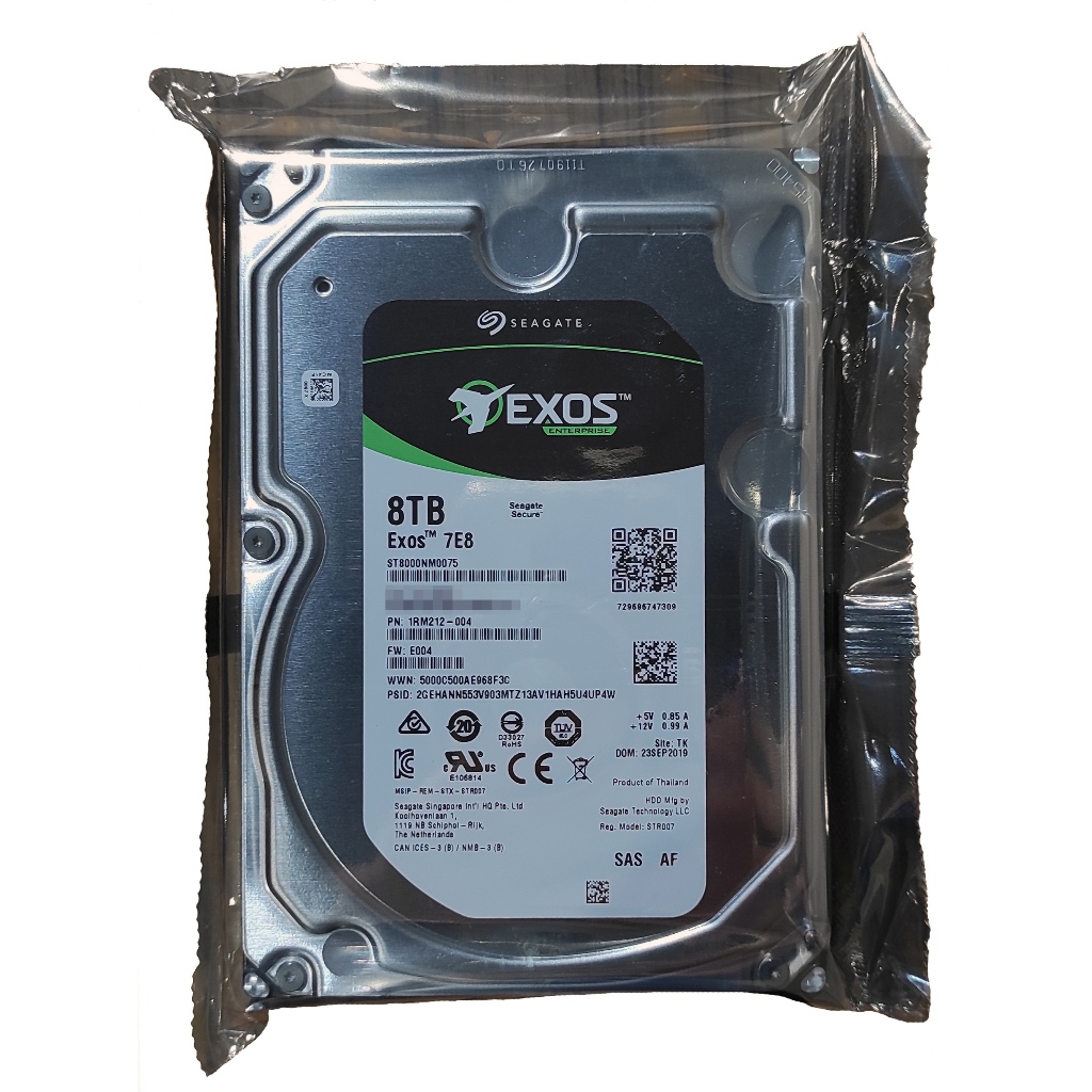 【NAS向けセット】SEAGATE EXOS 8TB HDD × 3 Amazon.com: Seagate Exos 7E8 ST8000NM000A - HDD - 8 TB - Internal