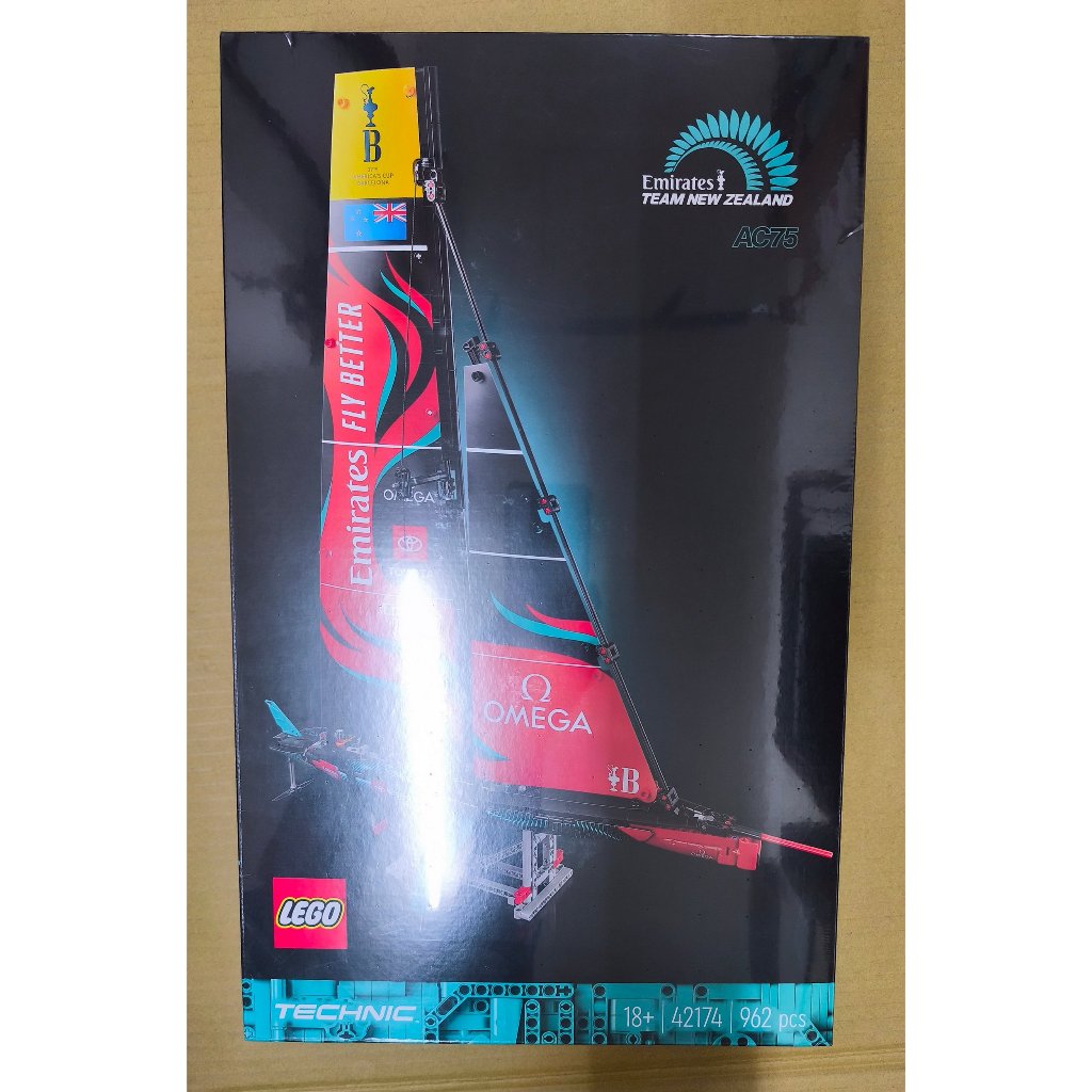 LEGO 樂高 阿聯酋航空紐西蘭隊 AC75 單體水翼帆船 42174 全新包膜 | 蝦皮購物