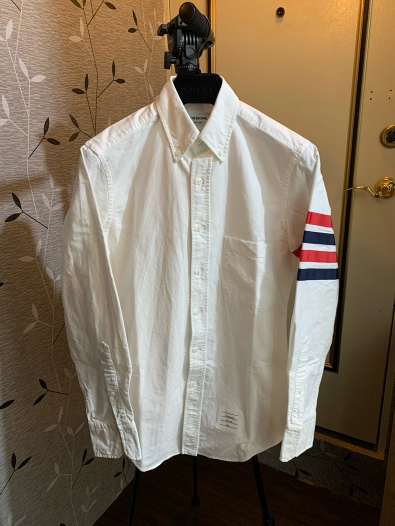 Thom Browne Camicia Oxford Con Dettaglio a 4 Righe