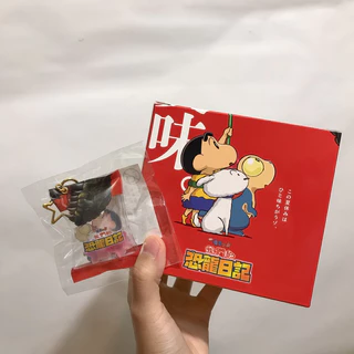 ［台灣全家限定］ 蠟筆小新 我們的恐龍日記 糖果包吊飾 全新未拆 全家