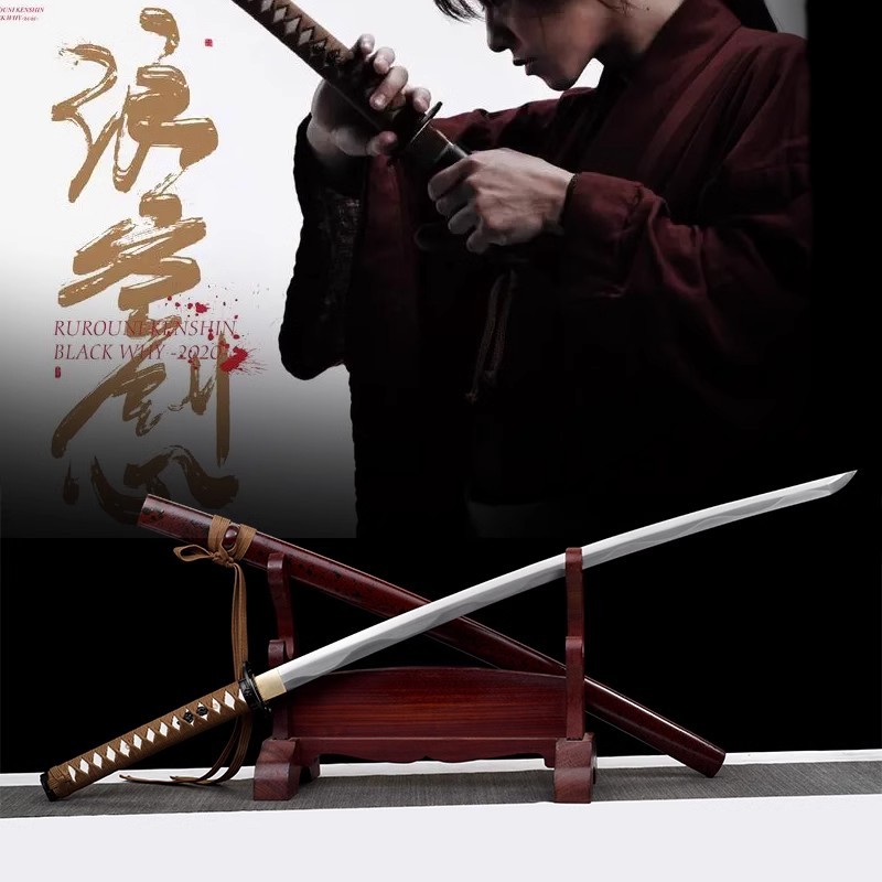 浪客劍心 逆刃刀 精品 緋村劍心 動漫刀 劍東洋武士刃 冷兵器 未開刃 | 蝦皮購物