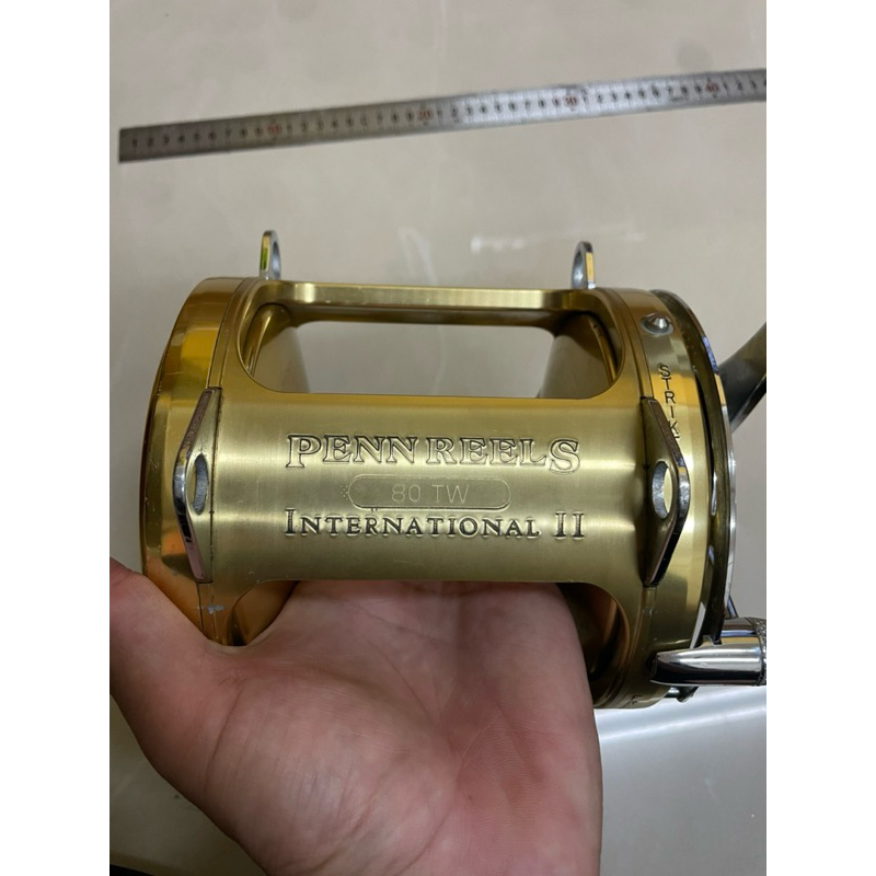 PENN REELS INTERNATIONAL Ⅱ 80TW 金PENN 80 TW 鼓式捲線器放