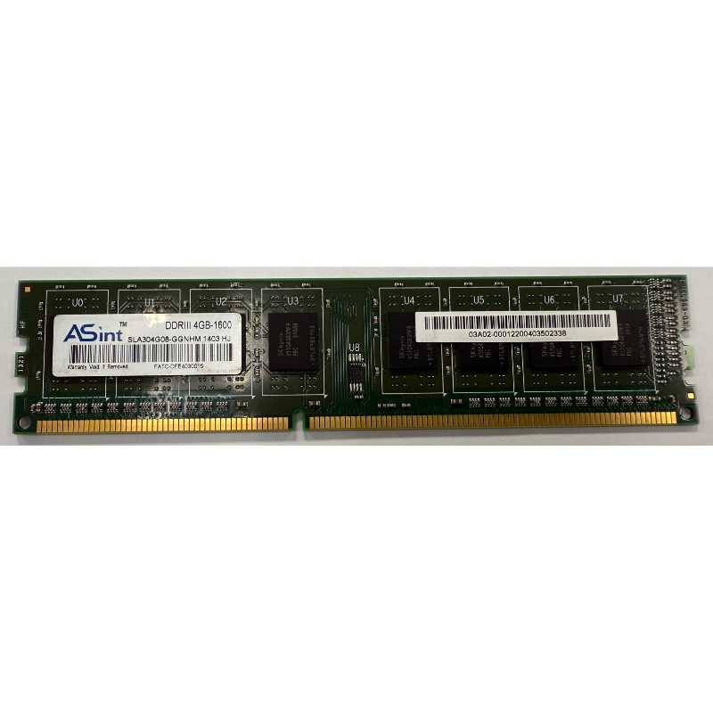 便宜賣 ASint DDR3 1600 4GB (單面）桌電用 | 蝦皮購物