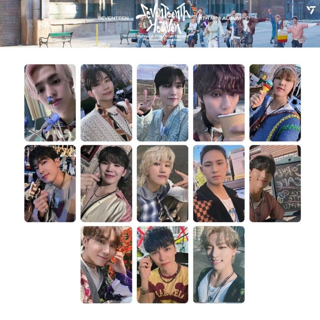 SEVENTEEN 迷11 SEVENTEENTH HEAVEN 一直娛A yzy a 小卡# 現貨| 蝦皮購物