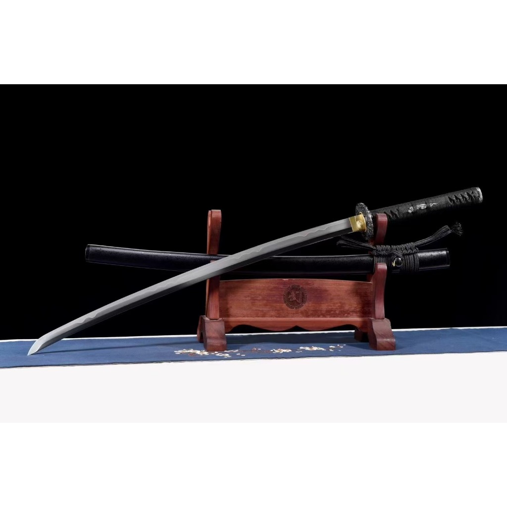 【廠家直銷】 T10鋼燒刃直刃夾亂紋日式三色研【佛魔刀】日本刀 武士刀 Katana 居合打刀 漢劍硬劍 收藏擺件未開刃 | 蝦皮購物