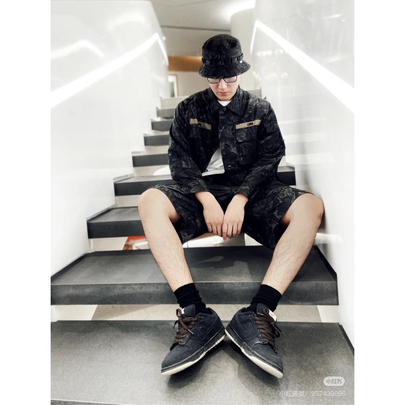 WTAPS 19AW JUNGLE LS SHIRT COTTON 黑落葉迷彩四口袋軍襯衫XL | 蝦皮購物