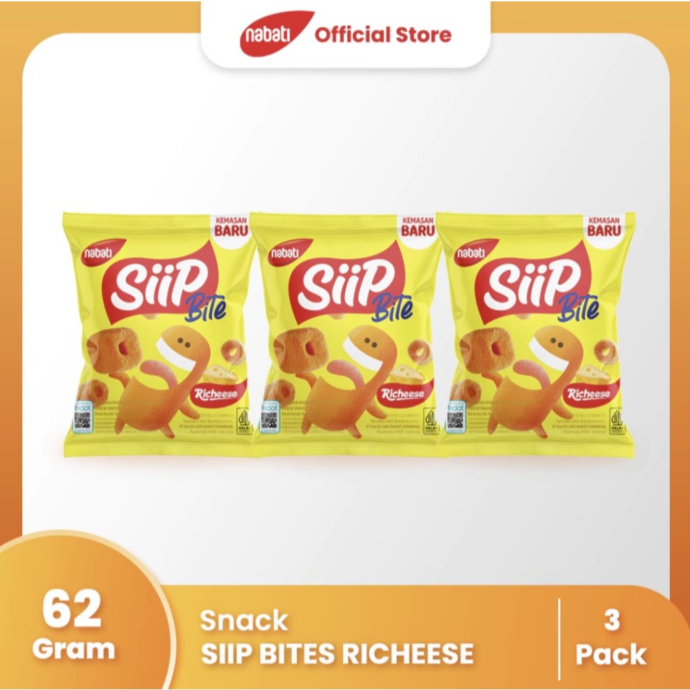 (預購) 印尼品牌 SIIP Bites Richeese 62g 1套3包 | 蝦皮購物