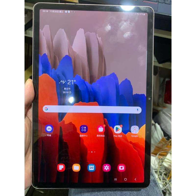SAMSUNG Galaxy Tab S7 SM-T870 6G/128G 11吋Wifi 粉金三星平板| 蝦皮購物