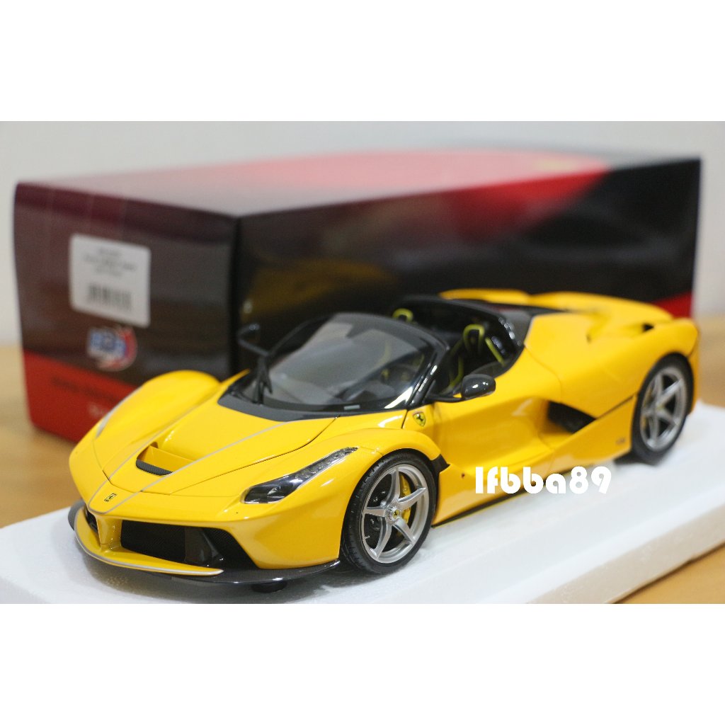 BBR BBR182230 Ferrari LaFerrari Aperta Yellow 1/18 - Prévente / Neuf