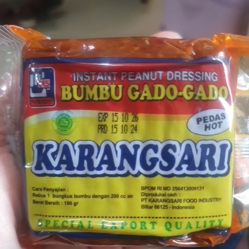 bumbu gado gado karangsari 180g | 蝦皮購物