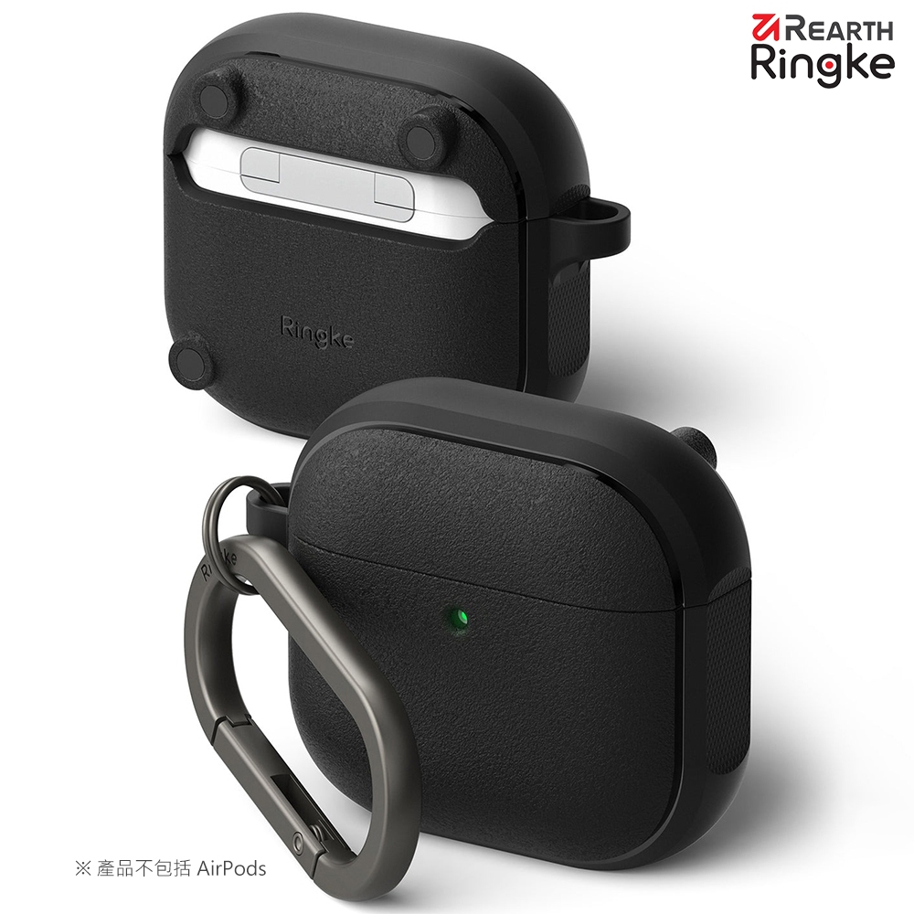 Apple AirPods 4代 2024 韓國 Ringke Onyx Magnetic 磁吸防撞緩衝保護殼 附扣環 | 蝦皮購物