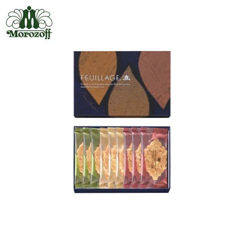 🍪（現貨）日本神戶名店-morozoff FEUILLAGE摩洛索夫芙蘿嘉/木葉杏仁榛